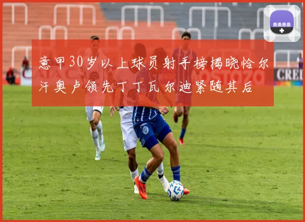 意甲30岁以上球员射手榜揭晓恰尔汗奥卢领先丁丁瓦尔迪紧随其后